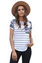 Striped Camo Pocketed Patch Tee