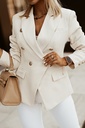 White Button Blazer
