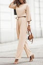 Apricot Date Night Jumpsuit/monito