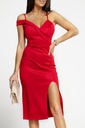 Red strap Vestido