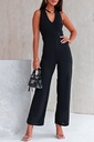 black Leg Jumpsuit/Monito
