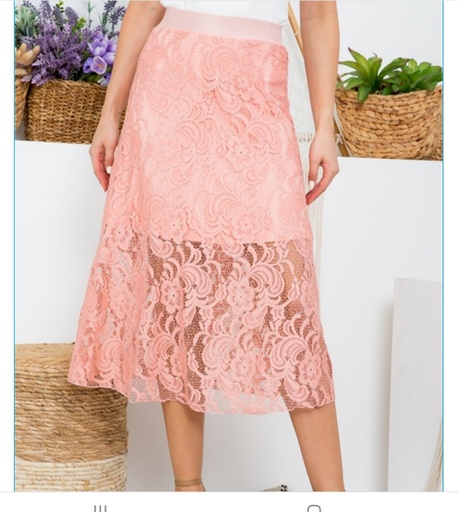 skirt peach