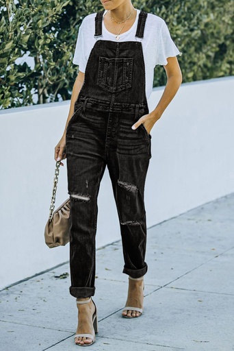 Overalls jeans Black/Blue